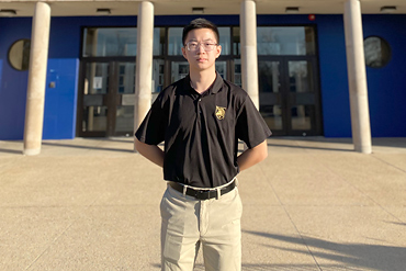 Division Avenue High School senior Alex Gao was accepted to West Point Academy.