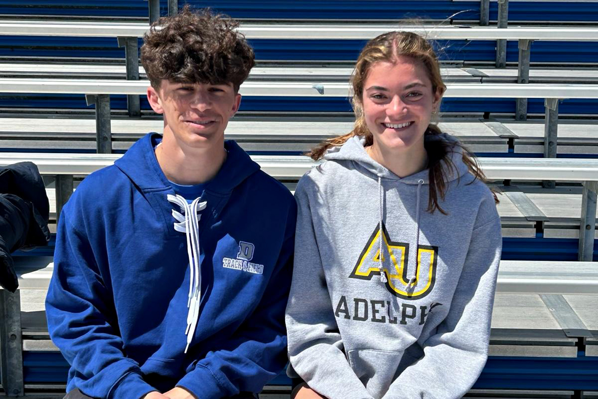 At the Nassau Coaches Invitational last Saturday Natalie Longobucco of MacArthur was named Most Outstanding Female Athlete of the Meet and Joseph Mohaupt of Division was named Most Outstanding Male Athlete of the meet. Natalie won the 100m, 400m and anchored the winning 4x400m.  Joseph won the 200m and 400m.