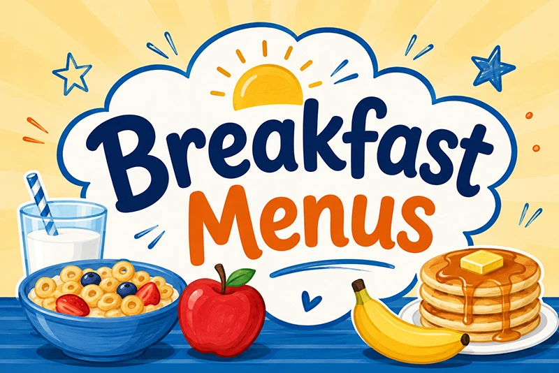 Breakfast Menus Breakfast Menus