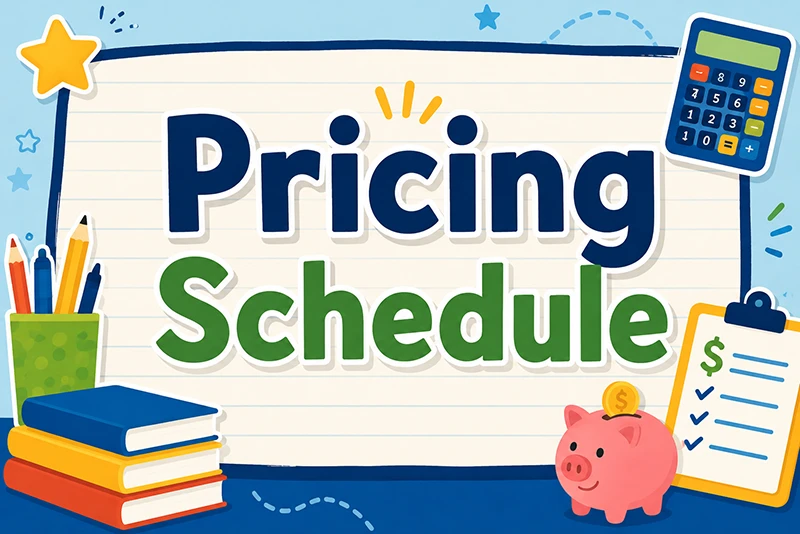 Pricing Schedule Pricing Schedule