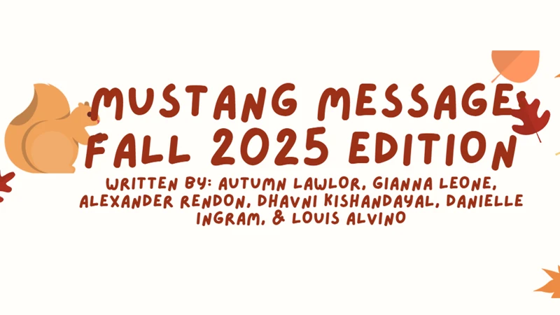 The Monthly Mustang Message