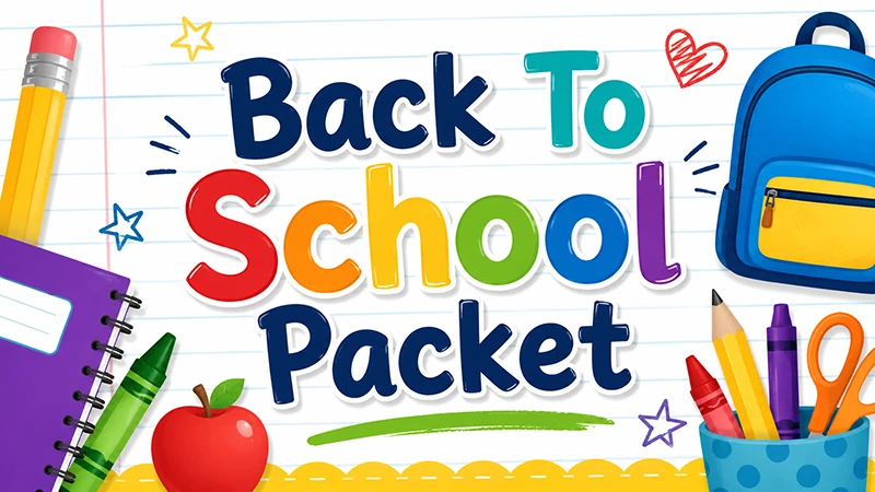 Back To School Packet