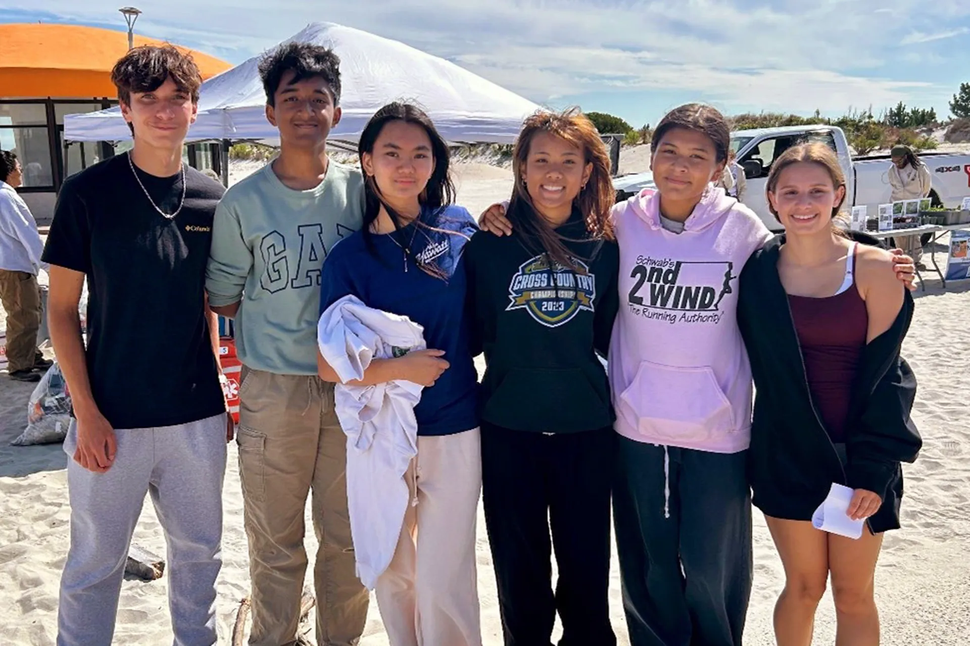 MacArthur Environmental Club Gets Involved And Helps Clean Up Lido Beach - image001