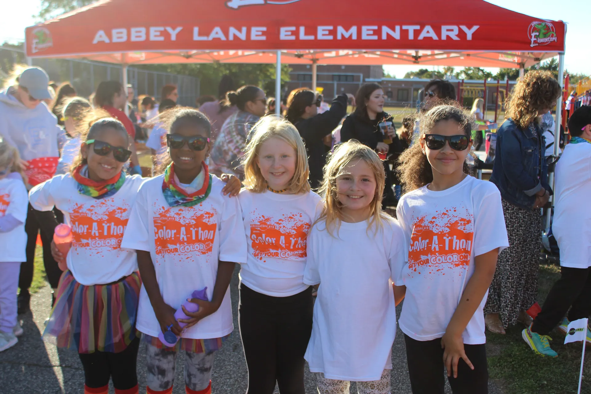 On October 10th the Abbey Lane PTA held a Color-A-Thon fundraising event.