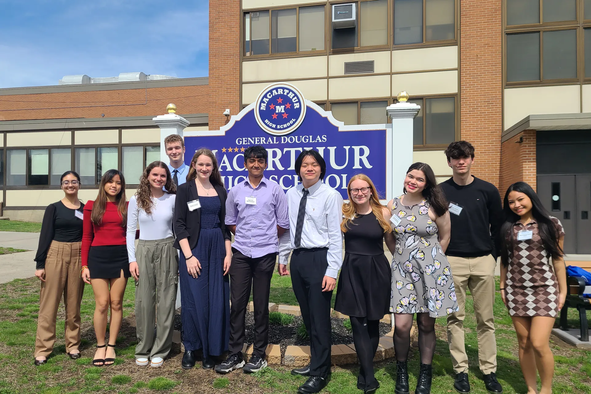 Eleven MacArthur Research students were selected as Finalists and invited to participate in the 2025 Long Island Youth Summit, hosted at St. Joseph's College.