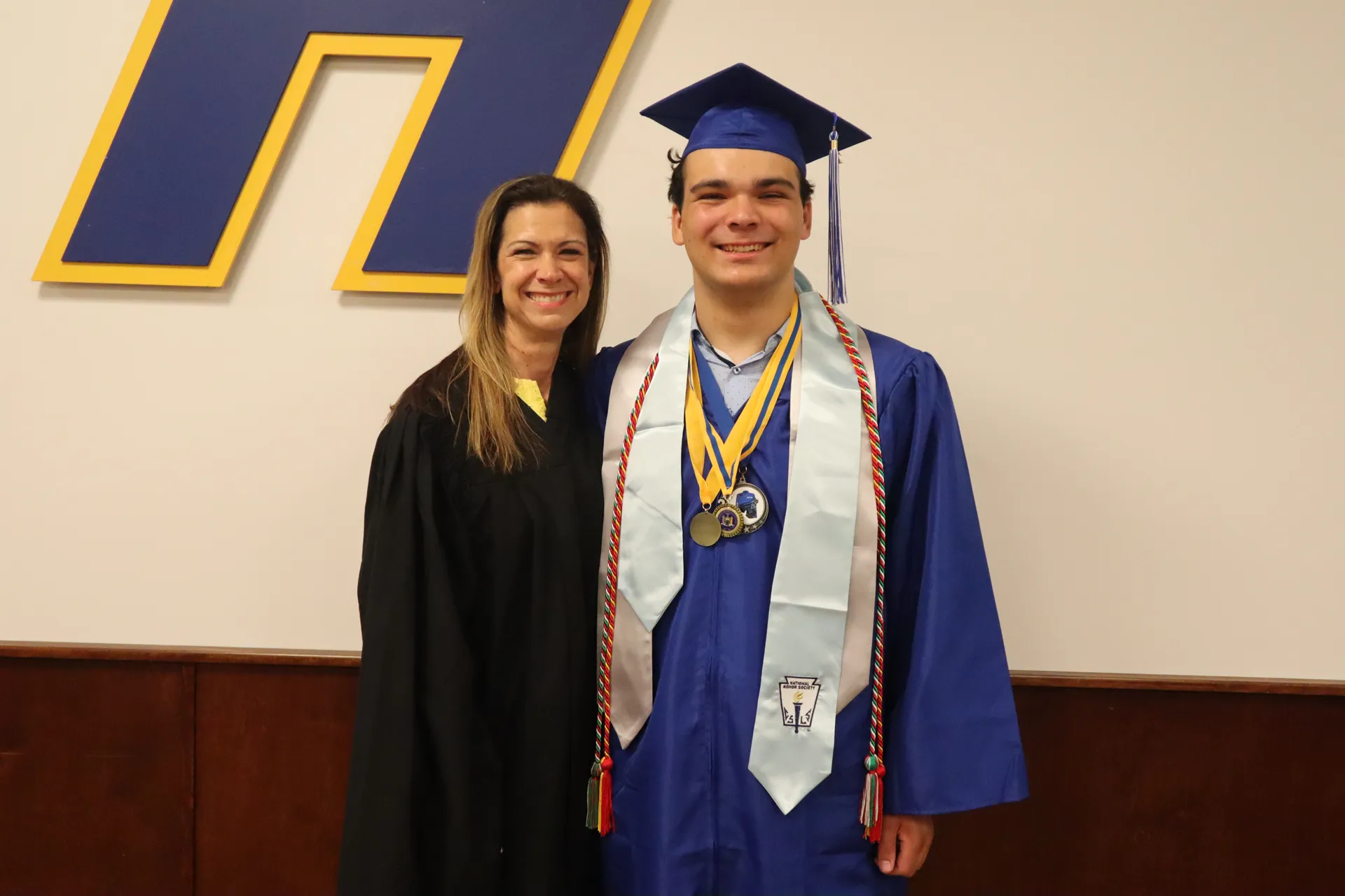 Board trustee Christina Lang's son, Daniel, is officially a graduate.