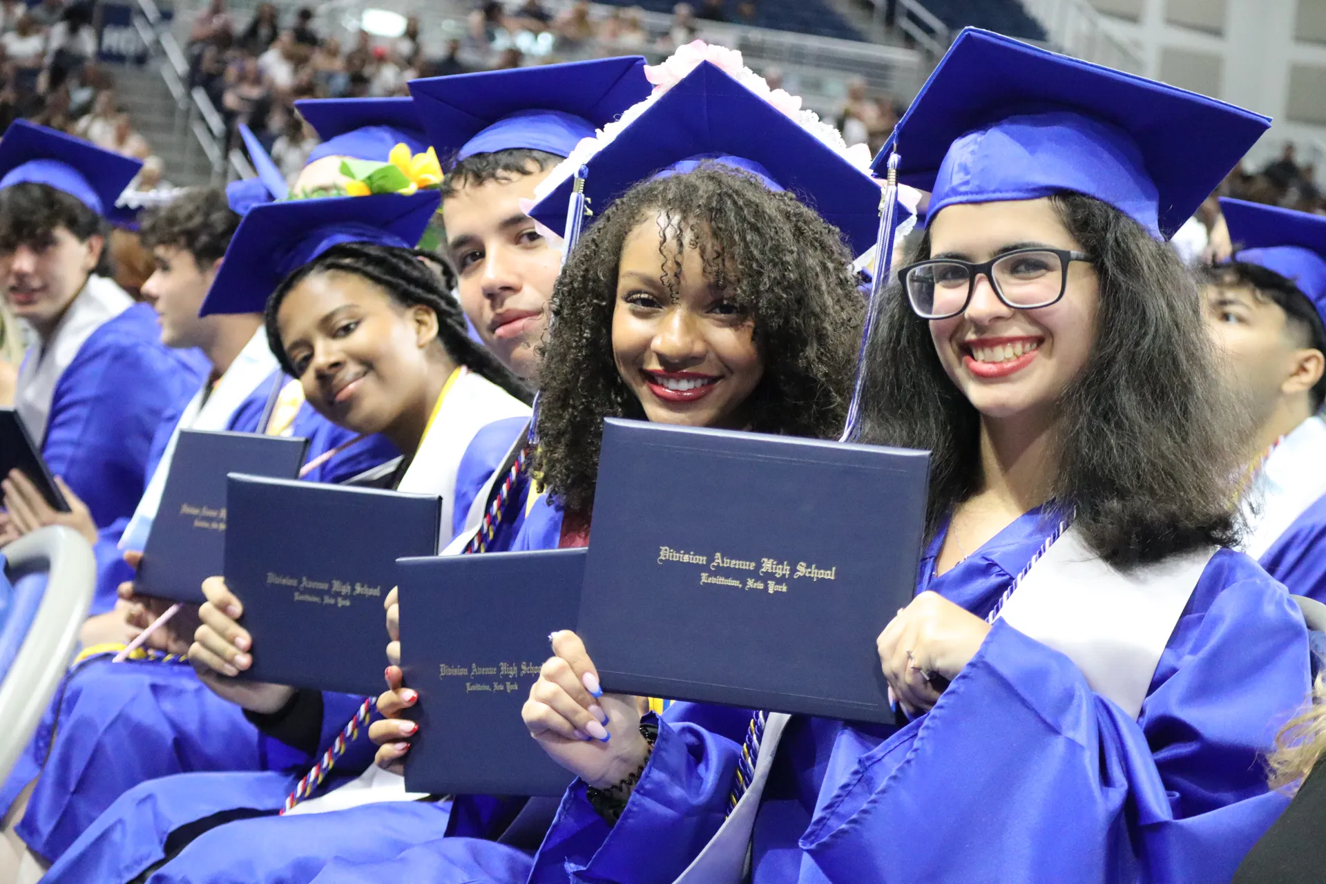 Diplomas were displayed with pride.