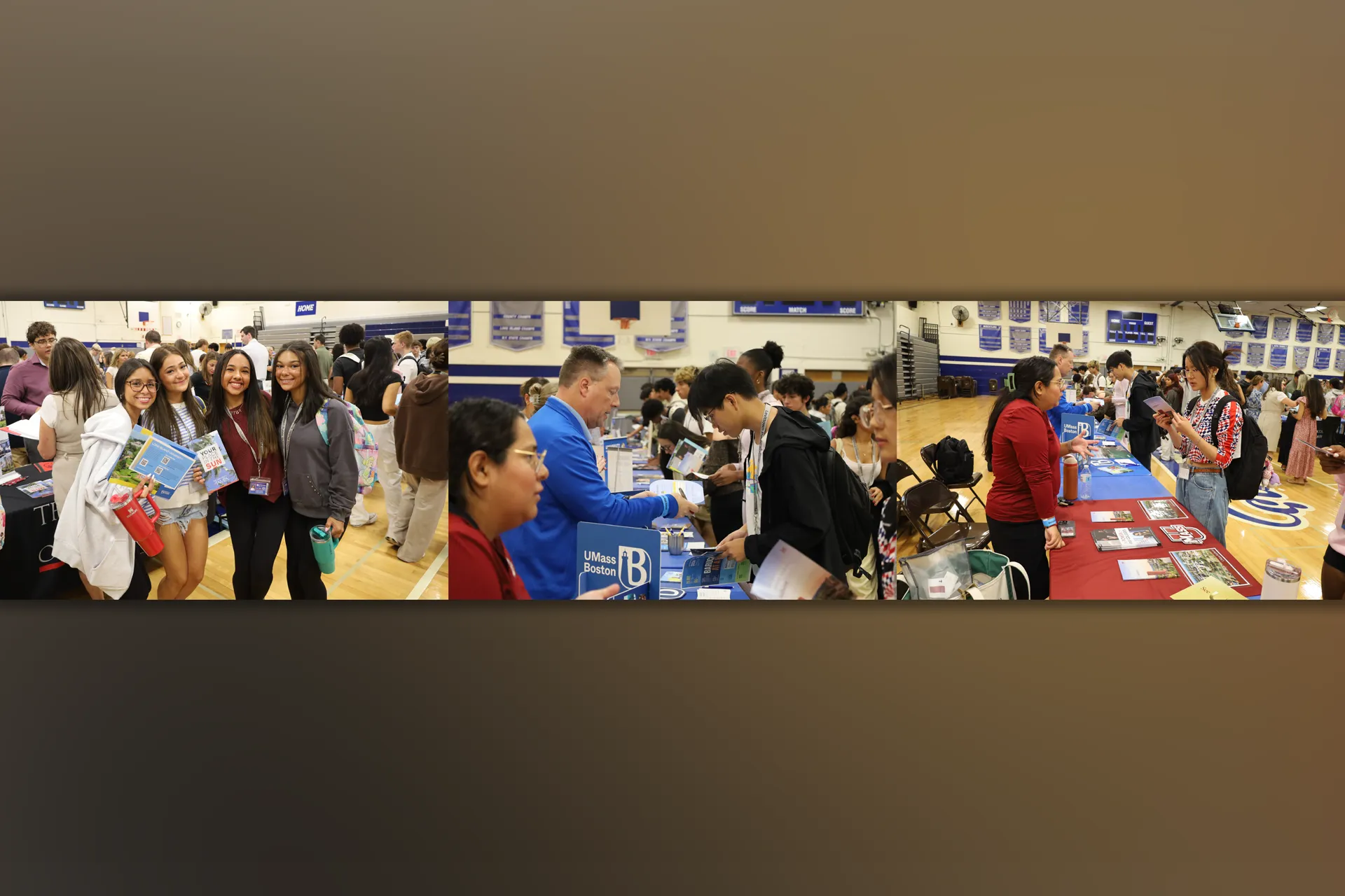 Students from Division Avenue and General Douglas MacArthur High Schools in the Levittown School District gained insight into the many possibilities open to them after graduation at each building's Post-Secondary Fair.