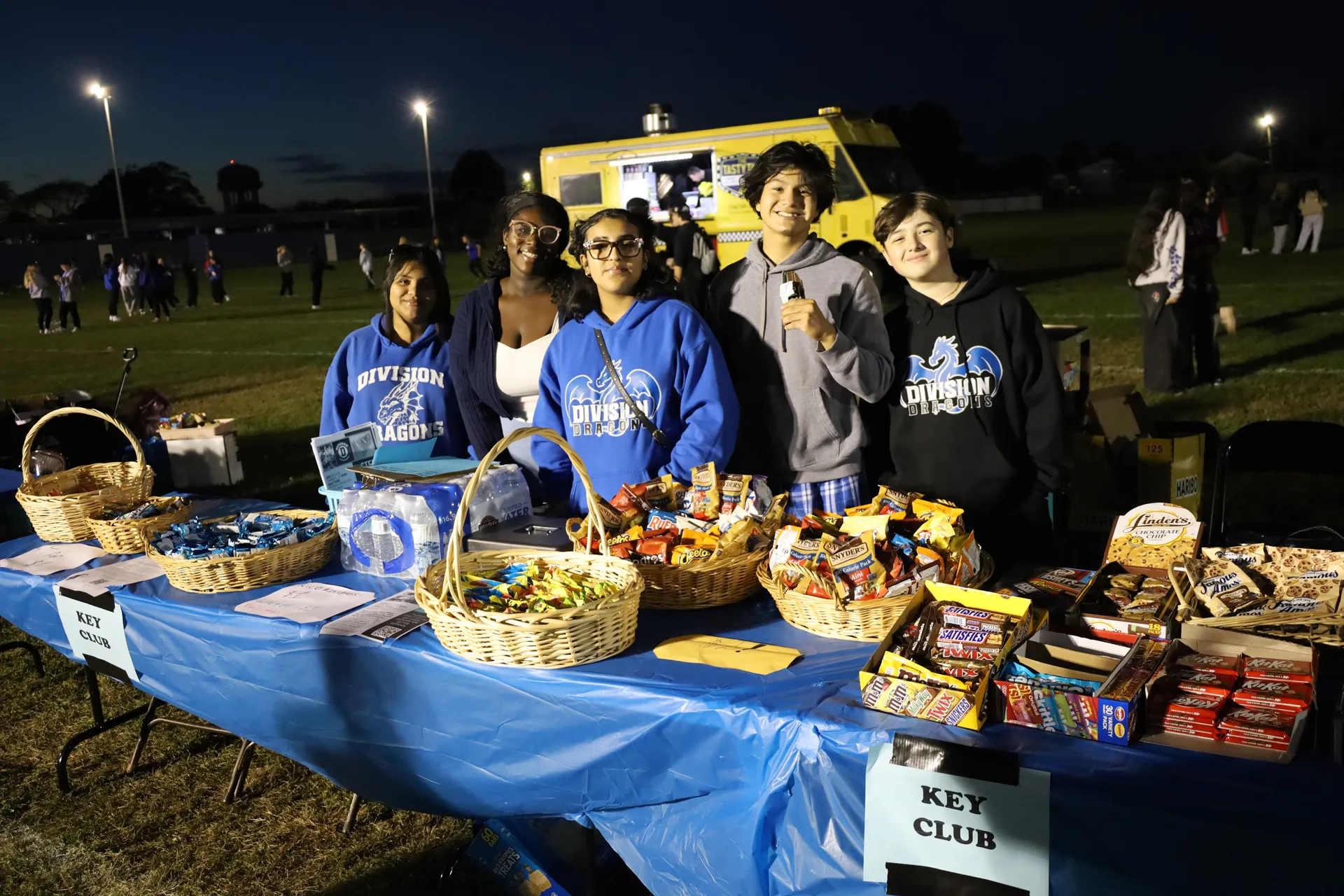 The Key Club sold snacks to support their cause. The Key Club sold snacks to support their cause.