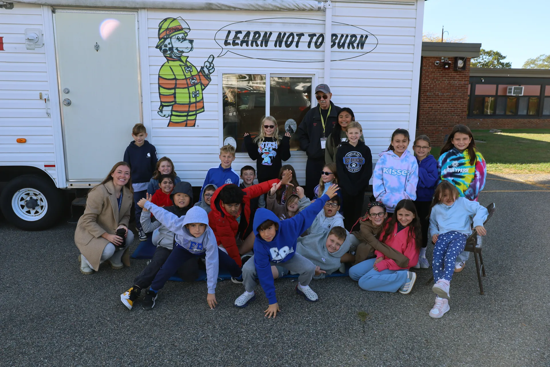 Classes were thrilled to participate in the special visit. Classes were thrilled to participate in the special visit.
