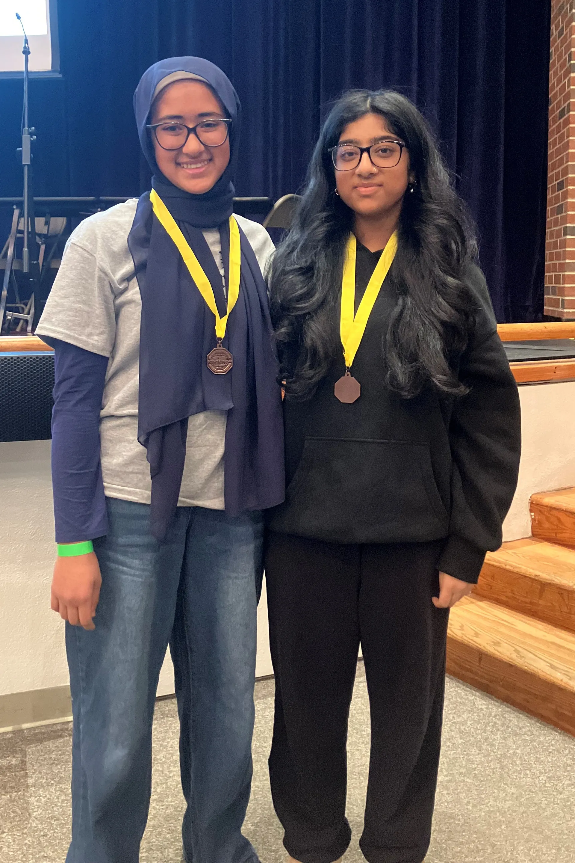 3rd place in Helicopter - Jenna Mohamed and Shruthika Veeravalli