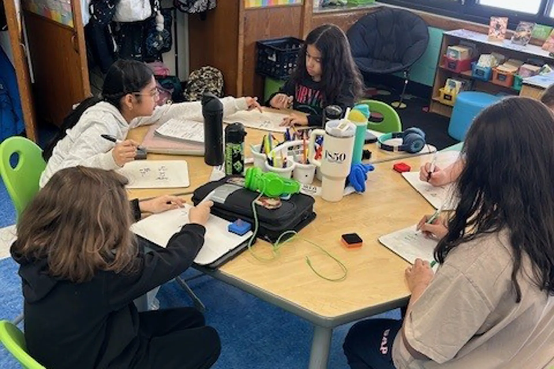 Mrs. Tavella and Mrs. Dunleavy's Fifth Graders Learn Fractions and Teamwork - image005