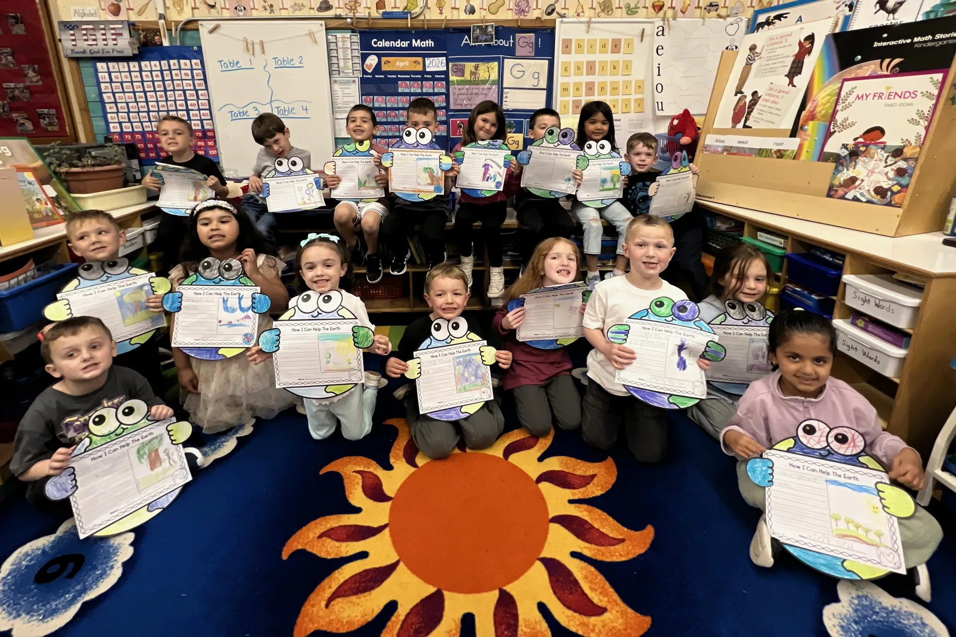 Mrs. Bergersen, Ms. Maynard and Ms. Maney's Kindergarteners Celebrate Earth Day - image002