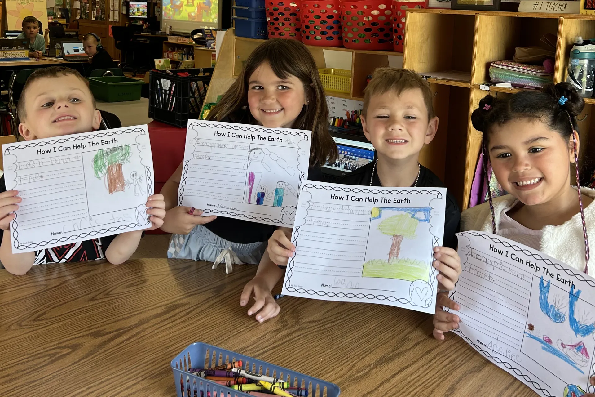 Mrs. Bergersen, Ms. Maynard and Ms. Maney's Kindergarteners Celebrate Earth Day - image003