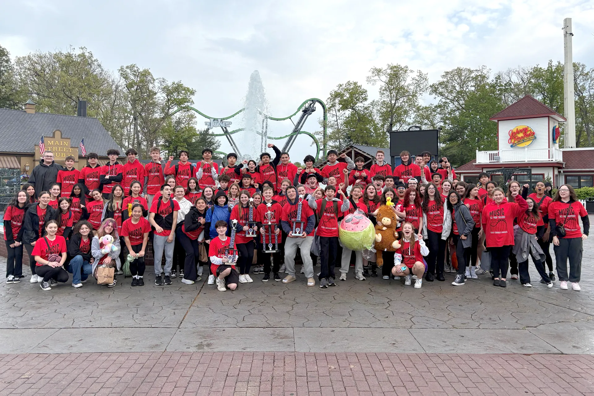 Salk Middle School Music Department Earns Top Honors at Six Flags Music in the Parks Festival