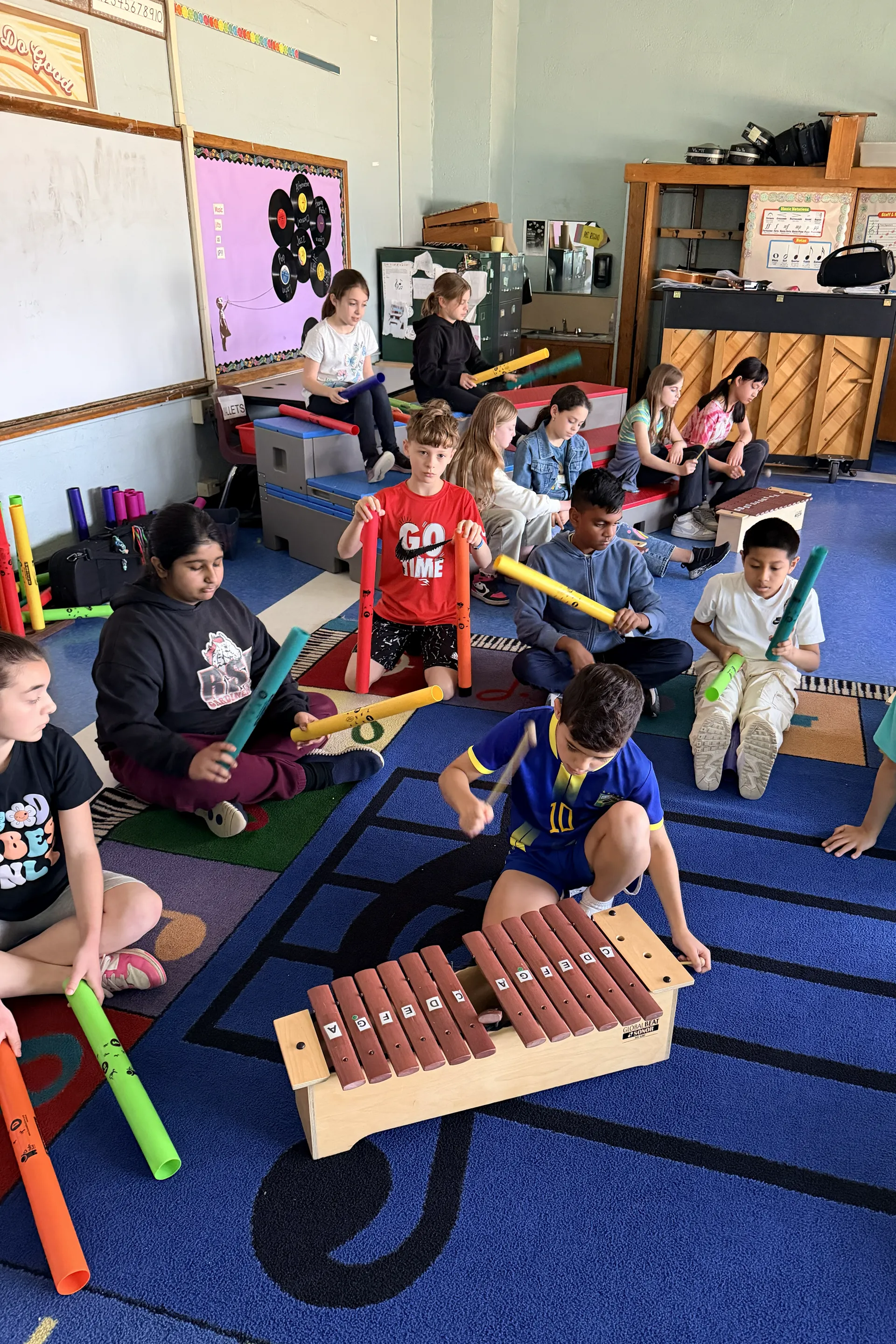 Students in Ms. Rigano's Music Class Use Instruments to Create Music Together - image002