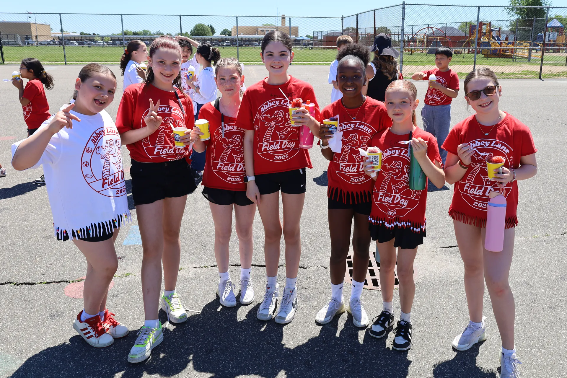 Bonds formed throughout students' years at Abbey Lane were celebrated.
