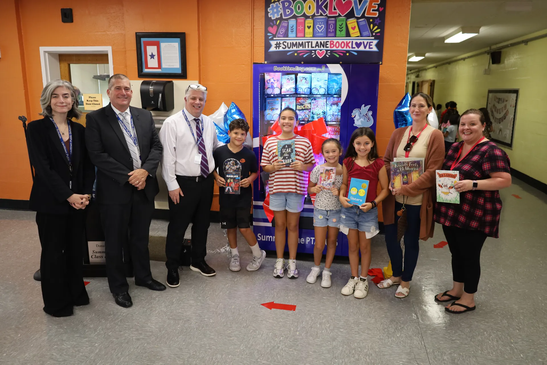 Summit Lane School Cuts The Ribbon On Book Vending Machine